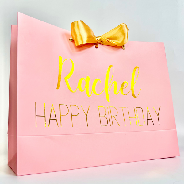 personalised birthday gift bags - personalised gift bags for birthdays