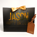 personalised birthday gift bags - personalised gift bags for birthdays