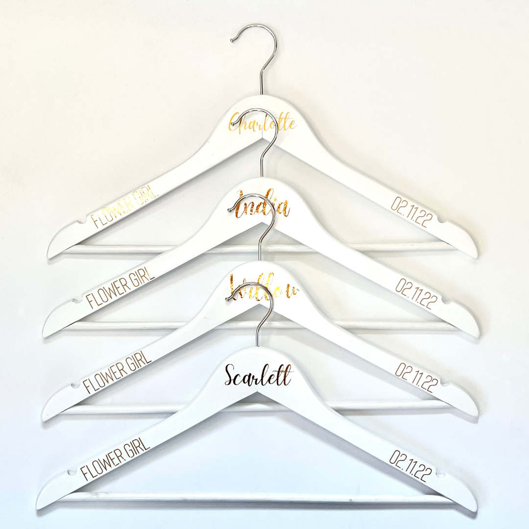 personalised wedding hangers - personalised wedding dress hangers