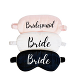 personalised satin eye masks - gifts for bridal party