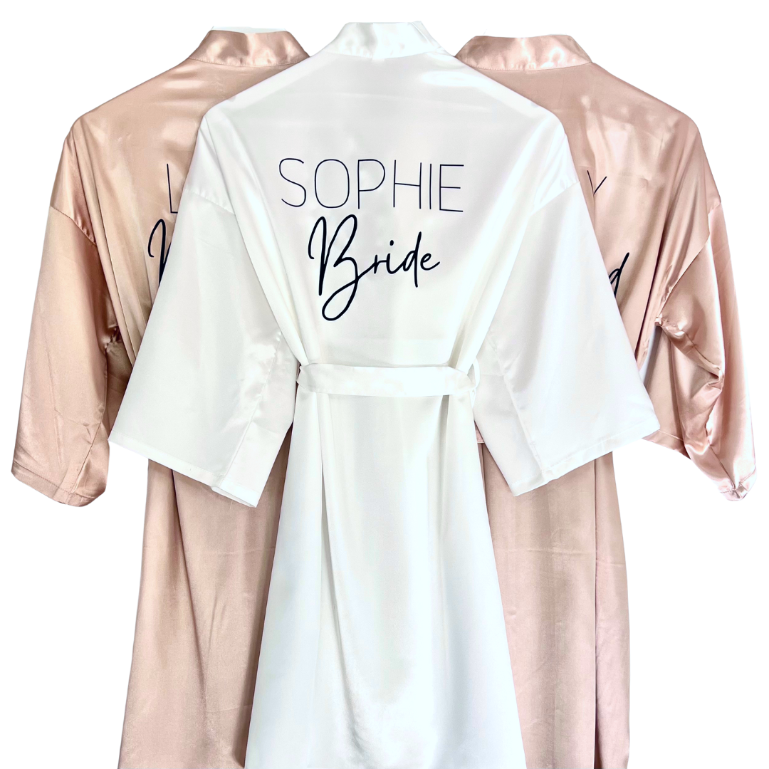 Personalised Bridal Robes