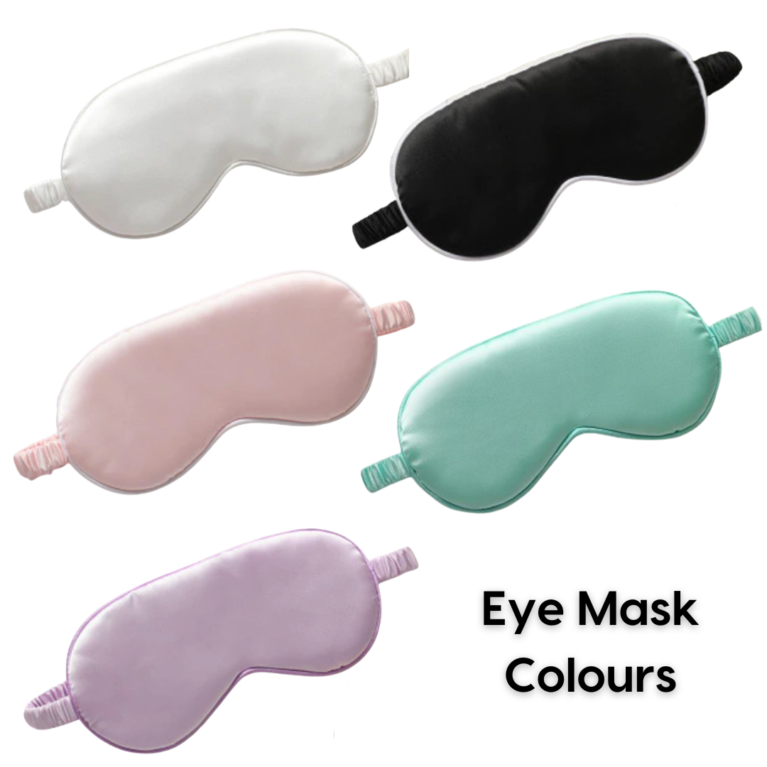 personalised satin eye masks - gifts for bridal party