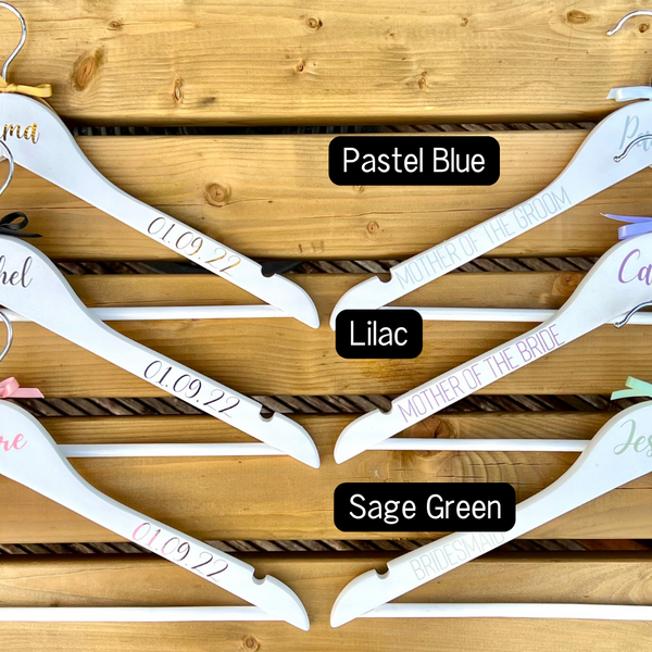 Personalised Wedding Hangers