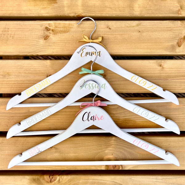 Personalised Wedding Hangers